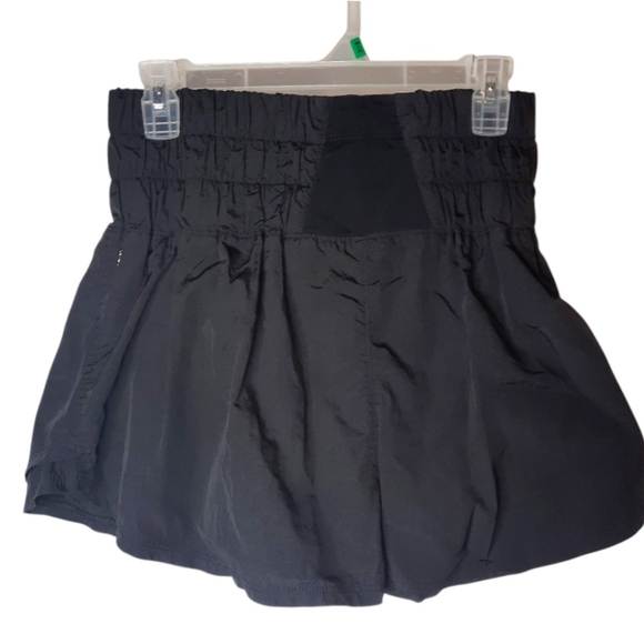 FP MOVEMENT "The Way Home" Running Shorts Black Silver Large 10 Sport Athlete - Picture 4 of 11